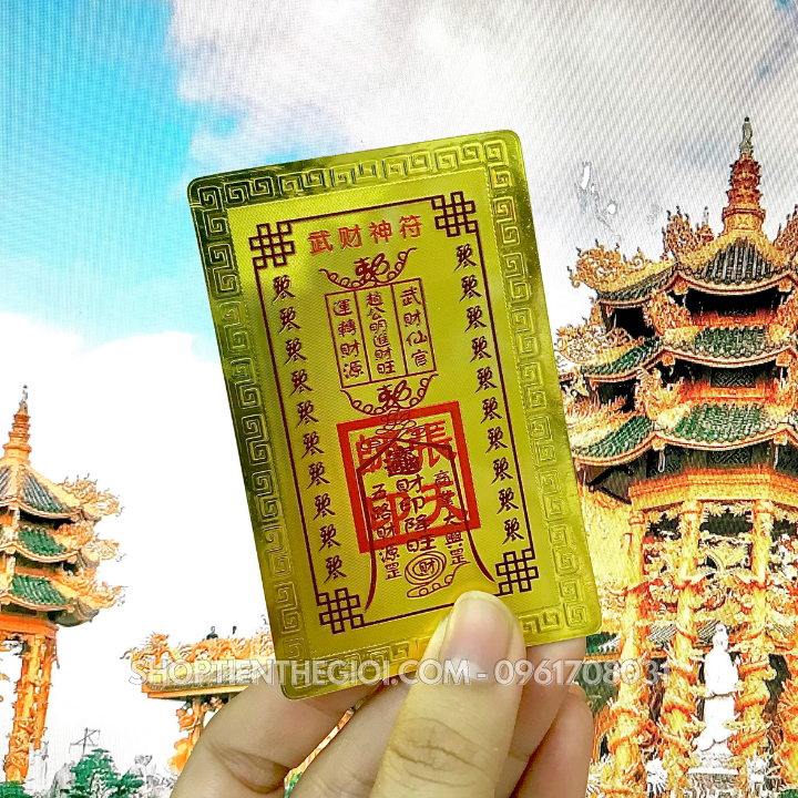 Thẻ Kim Bài Quan Vũ Quan Công